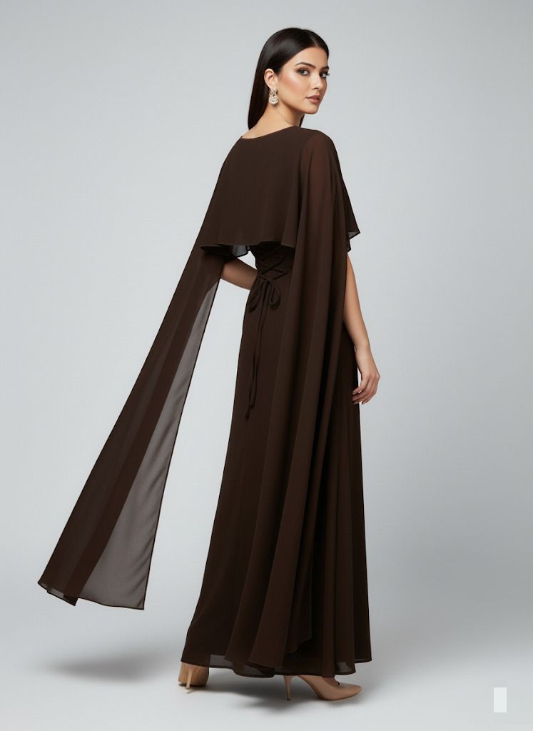 Trending cap Maxi dupatta chiffon