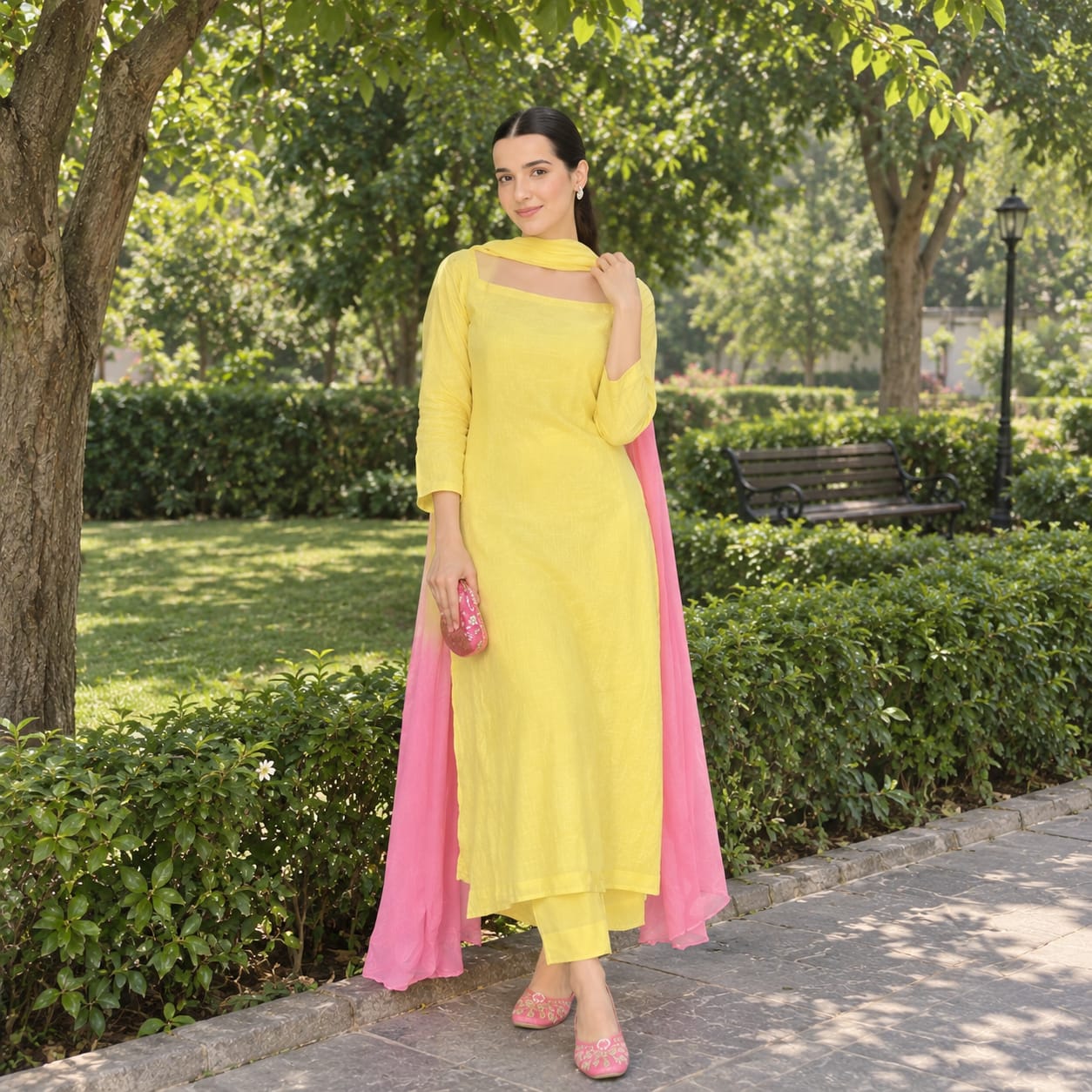 Zard-e-Bahar Yellow 3-Piece Suit for Women | Dream Wear